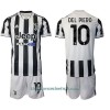 Conjunto (Camiseta+Pantalón Corto) Juventus Paulo Dybala 10 Primera Equipación 2021/22 - Niño